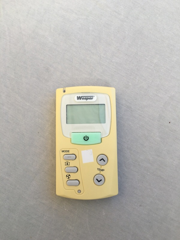 TELECOMMANDES OCCASION FILAIRE WESPER  RC278V3 Unité intérieure_0