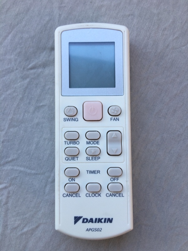TELECOMMANDES OCCASION INFRAROUGE DAIKIN  APGS02 Unité intérieure